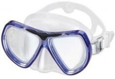 OWN4B Masque de plongée correcteur, masque de plongée avec tuba pour myopie,  lunettes de correction optique, verres en résine de prescription, RX myopie,  bleu (2 yeux différents)