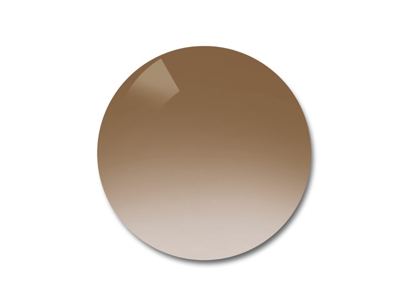 Polycarbonate clear gradient brown